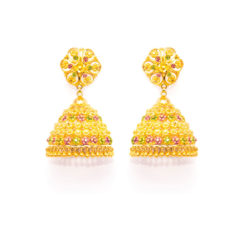 top gold earring in Nepal.