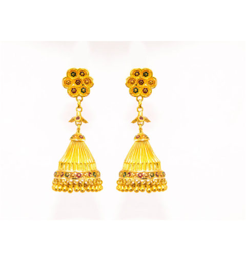 Best handcrafted gold earring.