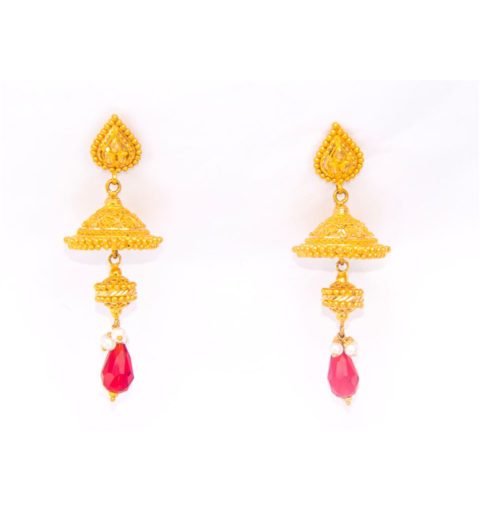 handmade Nepali earring.