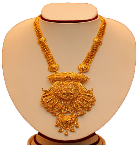 Artistic traditional long-necklace.