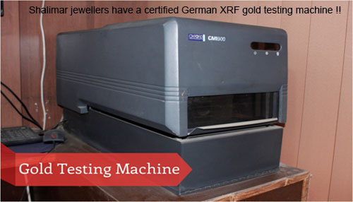 Certified German XRF gold testing machine.
