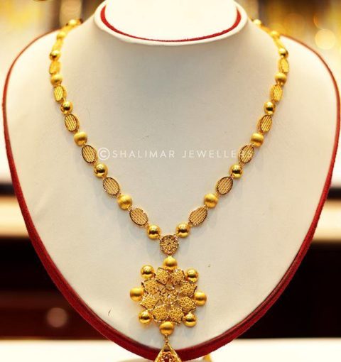 gold necklace