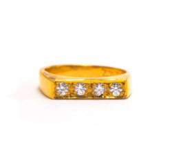 casual gold ring for men