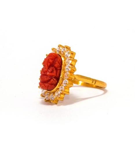 Ganesha Gold Ring