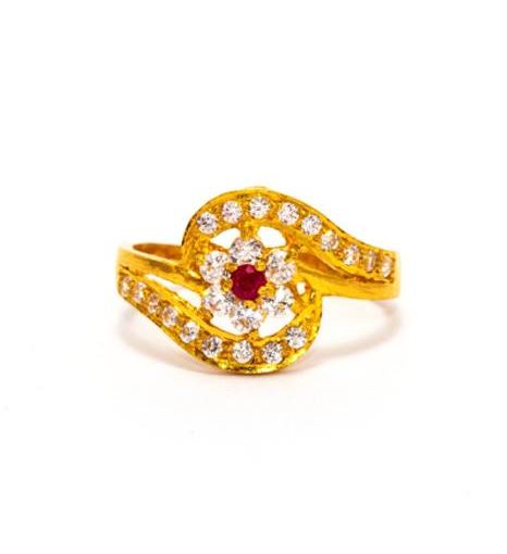 Flower Gold Ring