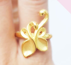 butterfly gold ring