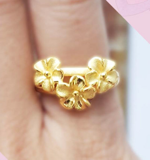flower women ring