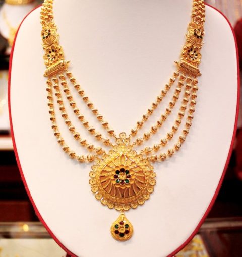 Gold Necklace in Nepal