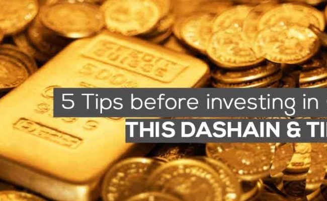 5 tips on buying gold this dashain